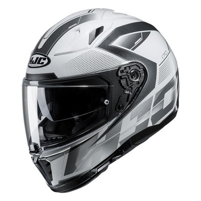 CASCO HJC I70 ASTO TAPAOBJETIVO PINLOCK GRIS BLANCO S  