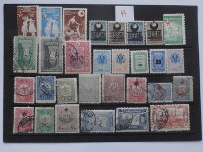 Turcja - zestaw 30 starych znaczków A kasowane