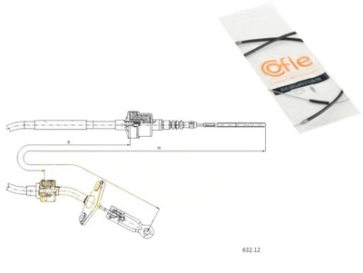 Cofle трос зчеплення fiat palio 1.2 178bx фото №1