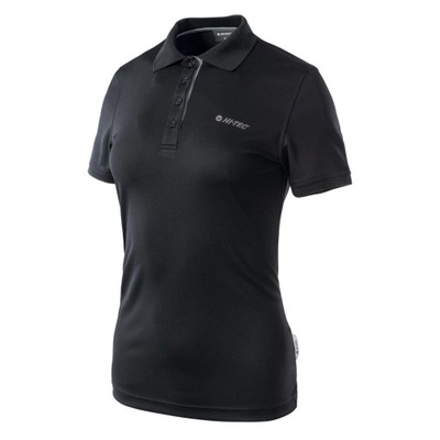 KOSZULKA DAMSKA POLO T-SHIRT HITEC LADY SITE BLACK