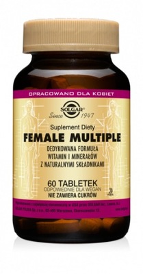 SOLGAR Female Multiple, WITAMINY DLA KOBIET, 60 tabletek, E- Namex