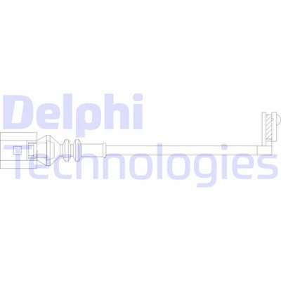 Датчик износа тормозных колодок delphi lz0328 фото №1
