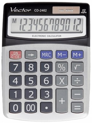 Kalkulator biurowy Vector KAV CD-2462