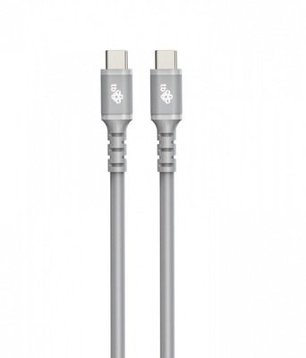 TB Kabel USB C - USB C 1m silikonowy szary