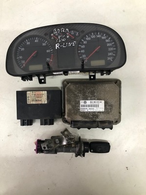 Блок керування набір стартовий volkswagen bora 1.6 r-line 06a906019ak фото №1