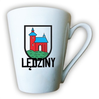 kubek latte herb Lędziny