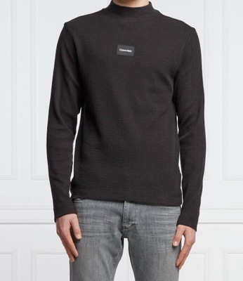 CALVIN KLEIN longsleeve | Regular Fit czarny