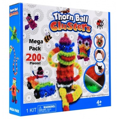 200 Rzepki Kuleczki Klocki Konstruktory Budowanie