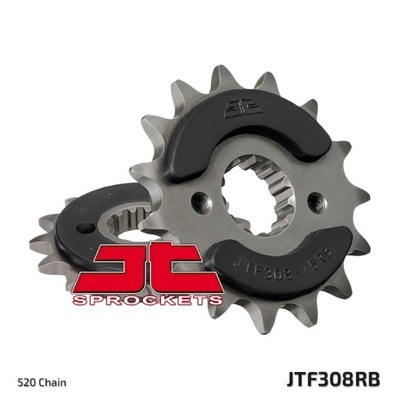 JT ENGRANAJE PARTE DELANTERA 345 15 Z GOMA HONDA NX 650, FX  