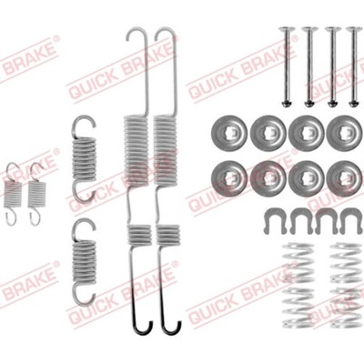 JUEGO DODATKOW, ZAPATAS DE TAMBOR DE FRENADO QUICK BRAKE 105-0733  