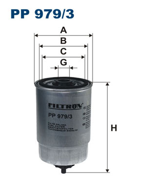 FILTRO COMBUSTIBLES FILTRON PP979/3 PP9793  