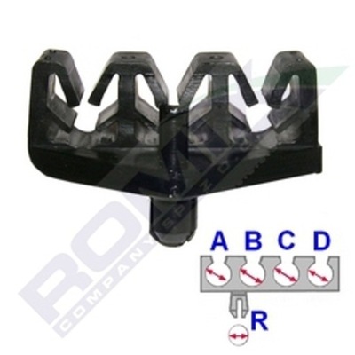 SOPORTE TUBOS CITROEN XANTIA/XM X 5 PIEZAS C60562  