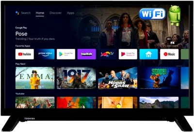 TOSHIBA 24WA2063DG Telewizor LED 24cale ANDROID TV