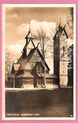 Karpacz Bruckenberg kościół WANG, Sudety