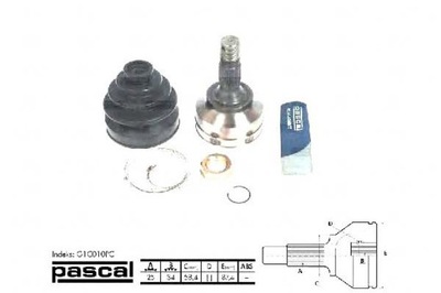 Pascal шарнир приводной наружный citroen c4 c4 i фото №1