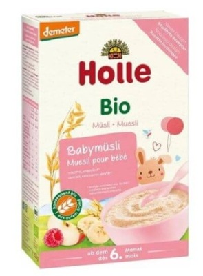 Holle Bio Kaszka Musli Malina Jabłko Banan Demeter