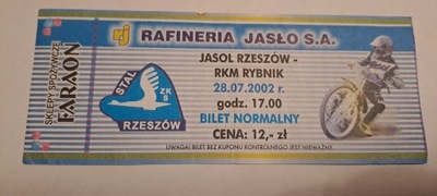STAL RZESZÓW - RKM RYBNIK 28-07-2002 ŻUŻEL SPEEDWAY