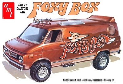 Model Plastikowy - Samochód 1:25 1975 Chevy Van "Foxy Box"