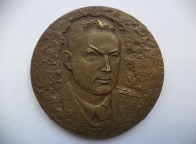 Medal Marszałek Konstanty Rokossowski 1896 - 1968 - Brąz - B. Rzadki
