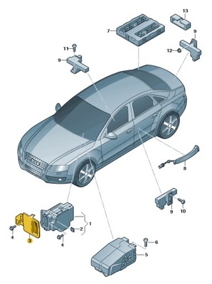 НОВЫЕ ОРИГИНАЛЬНЫЕ AUDI OE СОЛНЦЕЗАЩИТНЫЙ SOUL CZERŃ 8K1905219A6PS