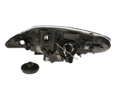 Фара p h4, электрический, bez двигателя, цвет вкладыш: хромированный фото №1