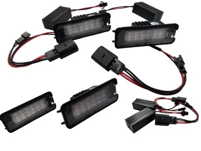 DIODO LUMINOSO LED TABLAS REJESTRACYJNEJ SEAT ALTEA XL EXEO IBIZA LEON MK3 MK4 TOLDEO 4  