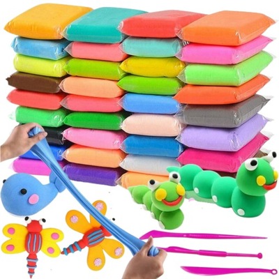 PIANKOLINA PLASTELINA SENSO POLIMEROWA PIANKA MASA PLASTYCZNA Zestaw 36 XXL