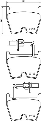 ZAPATAS DE FRENADO PRZ. AU VW  