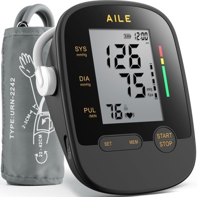 Ciśnieniomierz elektroniczny AILE X5 na ramię kolor czarny