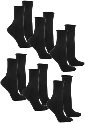 Netlakové ponožky Ponožky Zdravotné Netlakové 6 PAR MORAJ 38-41