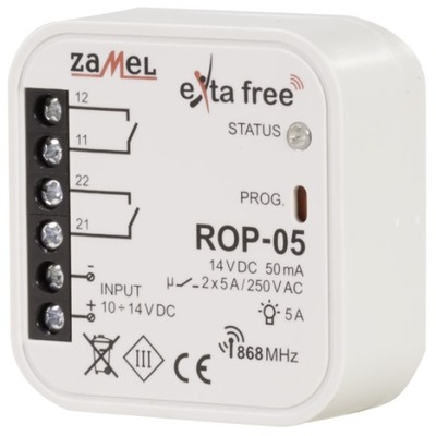 ROP-05 Radiowy odbiornik 2-kan. Exta Free ZAMEL