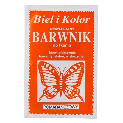 Barwniki Do Tkanin Barwnik Do Ubrań Farba Pomarańczowy