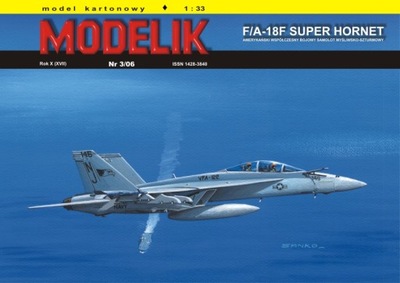 Modelik 3/06 - Samolot F/A-18F Super Hornet 1:33