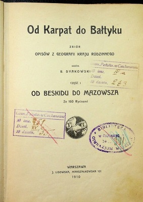 Od Karpat do Bałtyku 1910 r.