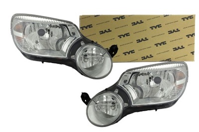 JUEGO FAROS ELE. H4+SILNIK SKODA YETI 10- TYC  