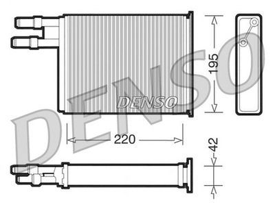 HEATER DENSO DRR09031 46722710  