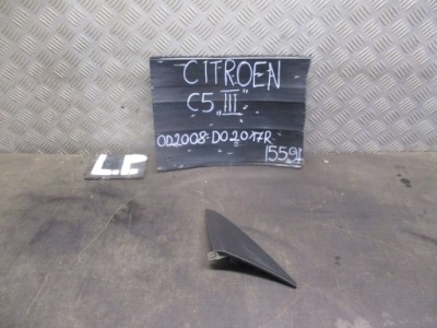 Заглушка зеркало левый перед внутренняя citroen c5 x7 08-17r 9682434877 фото №1