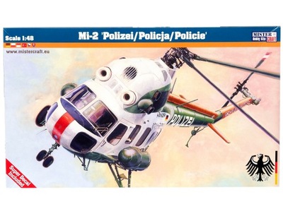 helikopter Mi-2 Policja 1:48 model Mister Craft