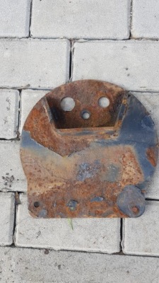 Основание кронштейн лист подушки безопасности подвеска оси  задний  man tgx low крышка фото №1