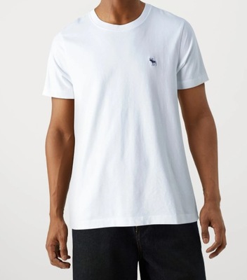T-shirt Abercrombie&Fitch koszulka XXL biała