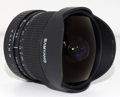 Samyang 8mm f/3.5 IF MC Fish-eye CS Diagonal Canon