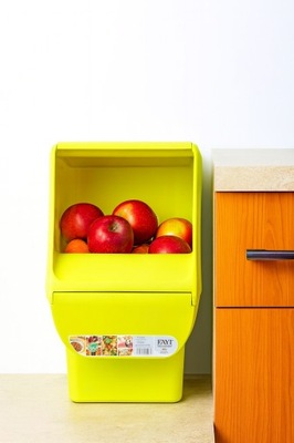 Pojemnik do przechowywania, pojemnik spożywczy 13L VegBox limonka Ravi