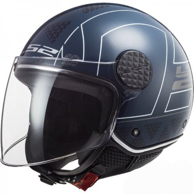 CASCO ABIERTO LS2 OF558 ESFERA LUX LINUS COBALT R.M  