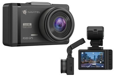 GRABADORA DE VÍDEO CONDUCTOR NAVITEL R500 GPS CÁMARA COMPLETO HD PANTALLA 2,35