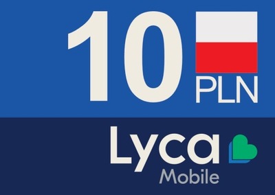 LycaMobile 10zł Kod doładowanie Prepaid code 10PLN