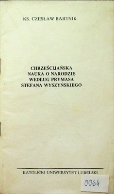 Chrześcijańska nauka o narodzie według