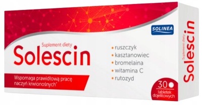 SOLESCIN kasztanowiec witamina C Solinea 30 tabletek