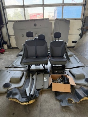 Trafic ii 04-14 сиденья середина обивка комплект фото №1