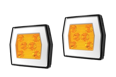 SET LAMP FRONT BLINKER POZYCJA LED DO CIAGNIKA FT-125 2 PCS.  