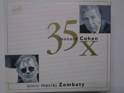 35 X Leonard Cohen 3 CD w kieszeni